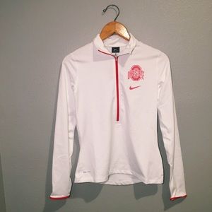 Nike | Ohio state 1/2 zip dri-fit